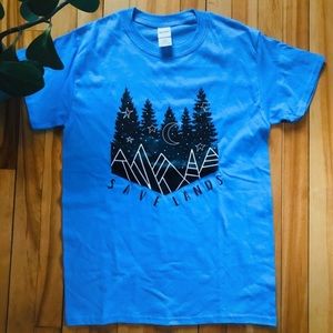 Save Lands Pale Blue Tee